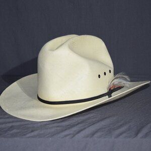 Stetson 10X Rancher Shantung Straw Cowboy Hat - Size 7 1/8